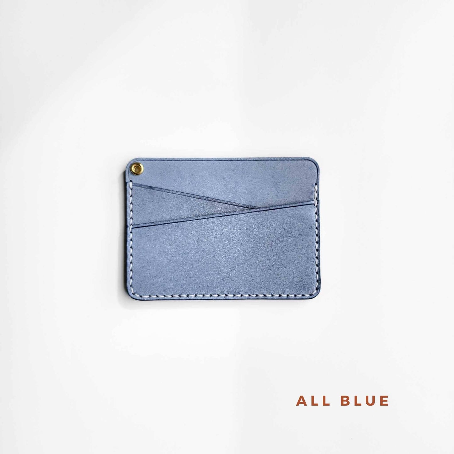 Leather Card Holder - "Geometry"