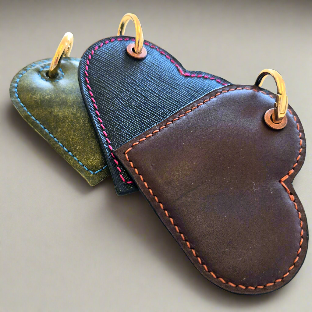 CASMERA Leather Keychain Charm