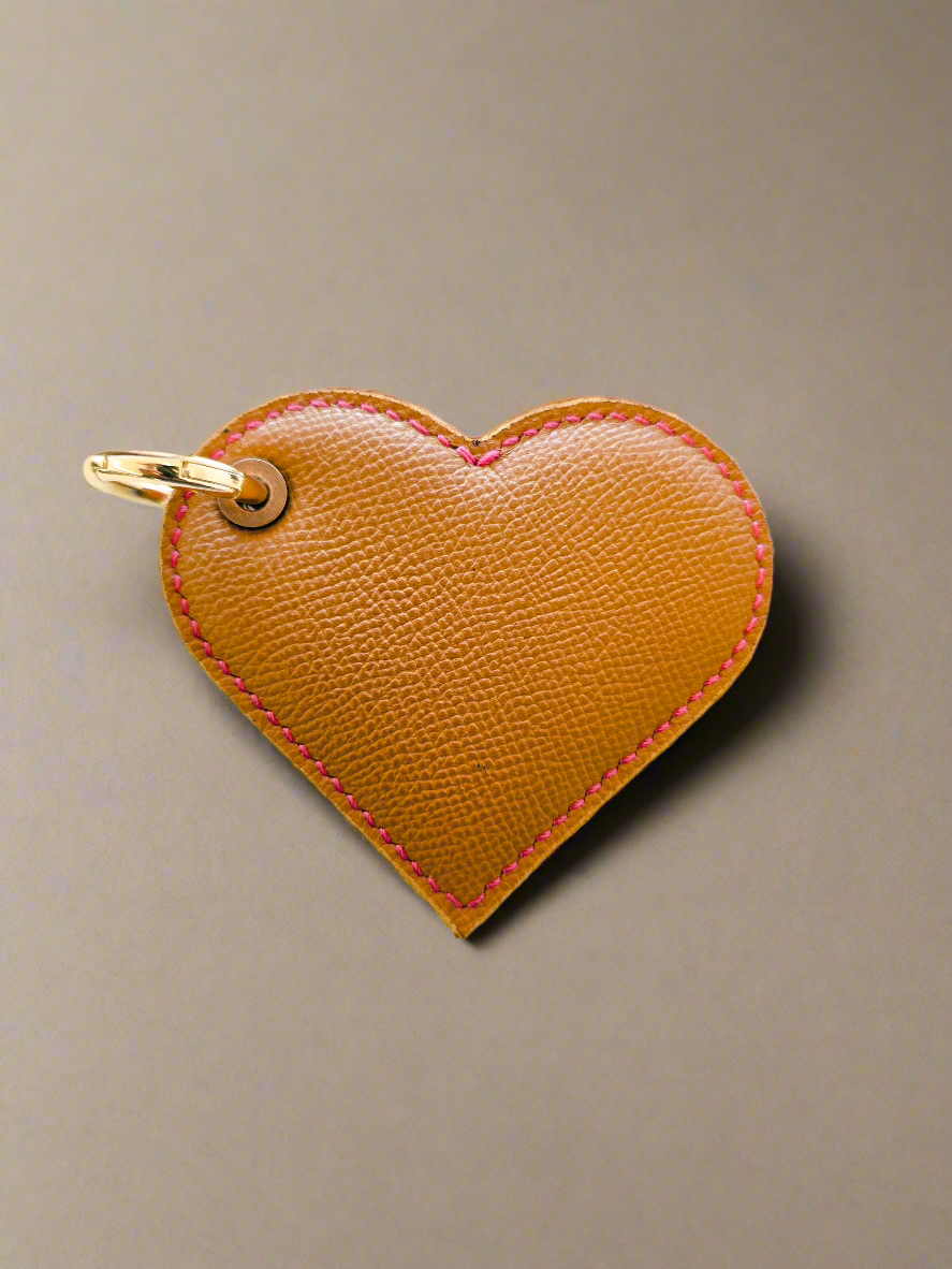 CASMERA Leather Keychain Charm
