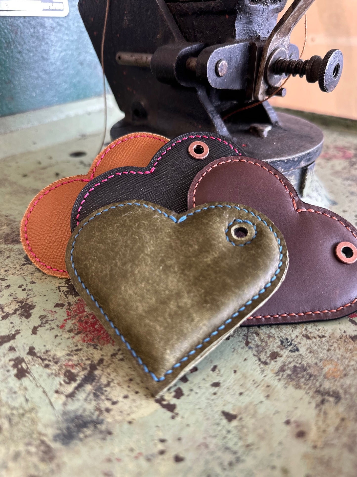 CASMERA Leather Keychain Charm