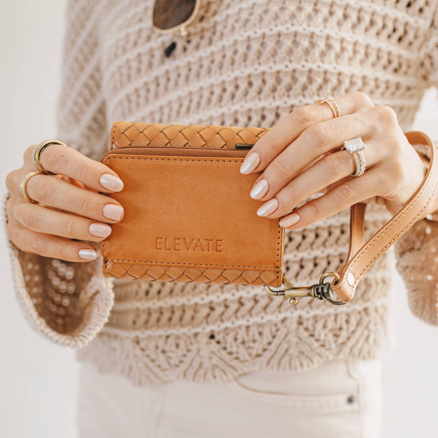 Suri Woven Leather Wallet - Premium Handwoven Leather Everyday Essential