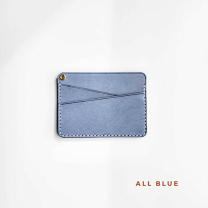 Leather Card Holder - "Geometry"