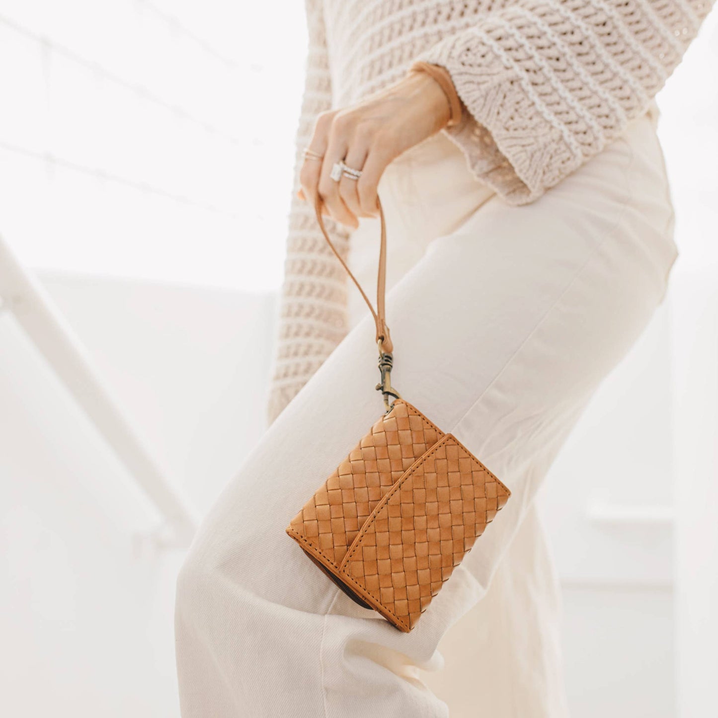 Suri Woven Leather Wallet - Premium Handwoven Leather Everyday Essential